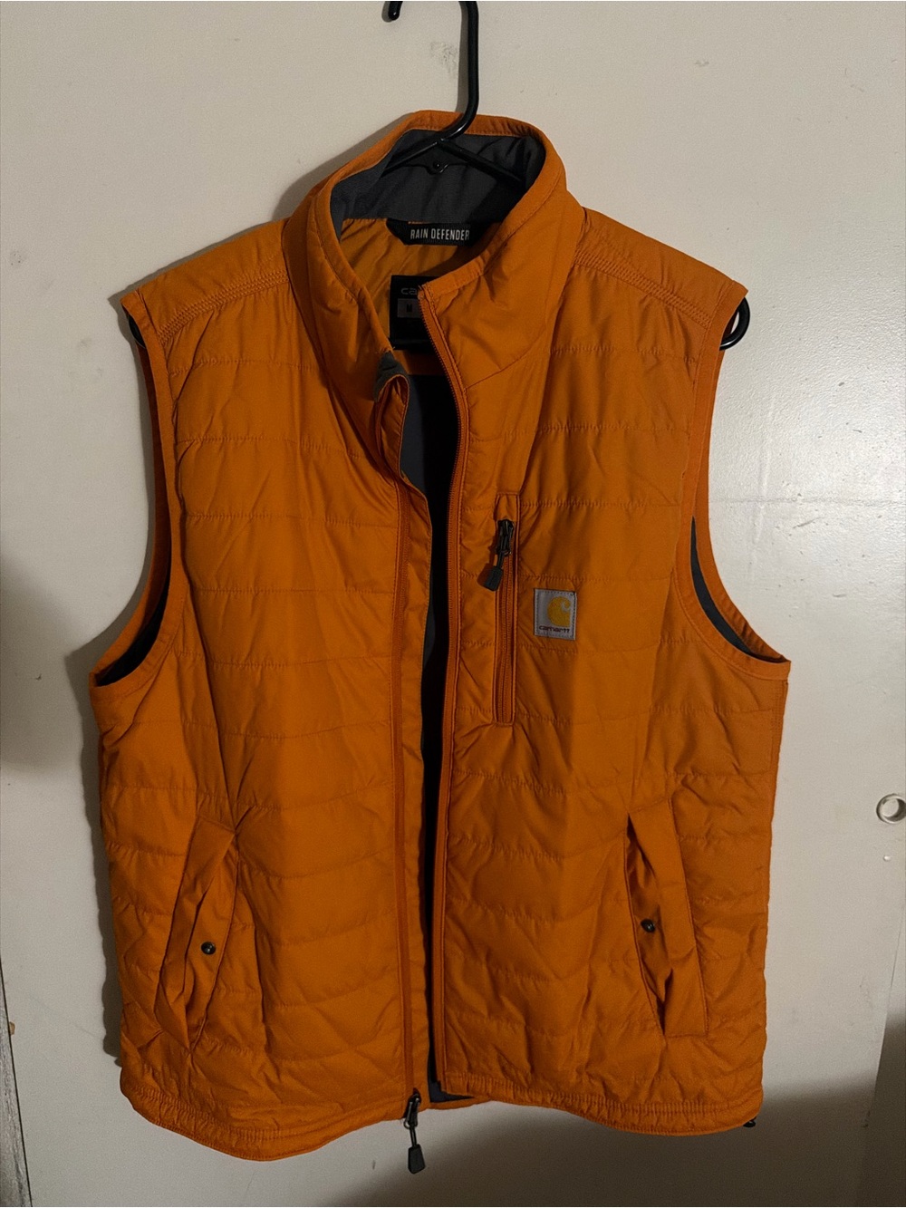 Carhartt Quilted Orange Men's Vest